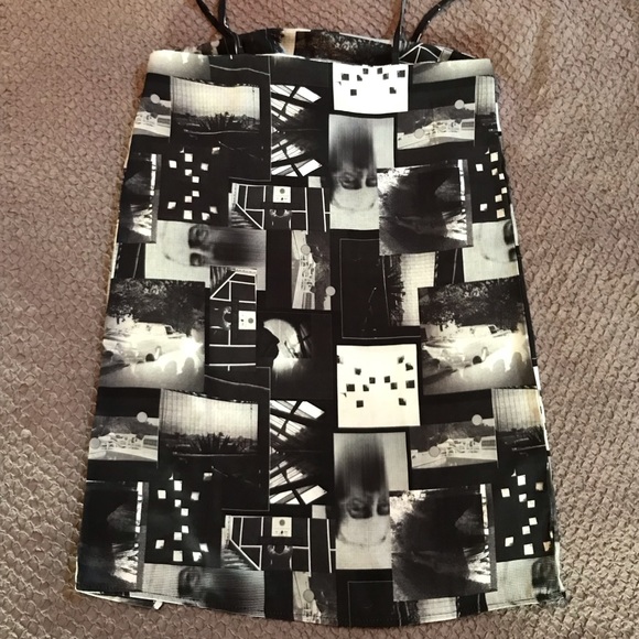 Collision Dresses & Skirts - Black and white industrial mini dress in EUC